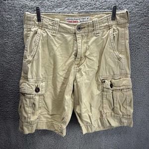 American Eagle Shorts Men's 30 Brown Cargo Baggy Classic Length 9" Inseam Canvas